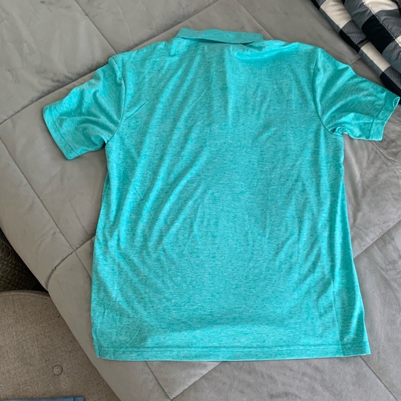 Grand Slam Blue/Green Golf Polo Shirt - Picture 4 of 4